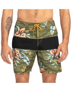 Pantalones cortos de tabla Billabong Tribong OG de longitud media en la selva - Imagen 1 de 1