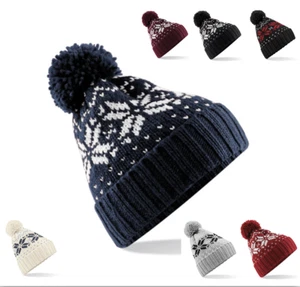 Beechfield Fair Isle Snowstar® Mütze - Picture 1 of 9
