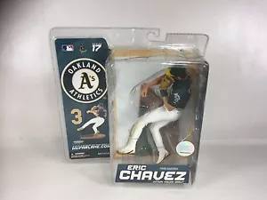 Figura Variante Verde McFarlane Serie 17 Eric Chávez (PAQUETE TIENE DESGASTE EN ESTANTES) - Imagen 1 de 9