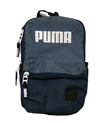Bolsa de almuerzo PUMA unisex azul negro logotipo aislado 7"" de ancho x 11"" de alto x 4,5"" de profundidad Foto 1 de 4