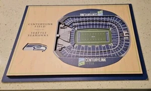 NFL Seattle Seahawks StadiumViews Arte de pared 3D CenturyLink Field Now Lumen Field - Imagen 1 de 11