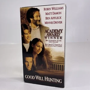 Good Will Hunting (VHS, 1998) Matt Damon, Robin Williams, Ben Affleck - Picture 1 of 9