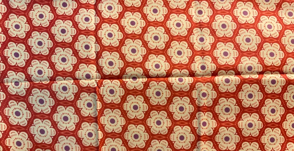 Anna Maria Horner  Fabric Little Honey Red OOP Sew Quilt Cotton 22x44” - Image 1 of 1