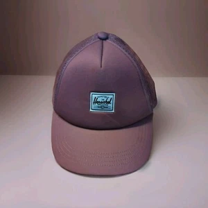Herschel Supply Co Whaler Cap Hat Youth Pink Ash Rose Mesh Snapback  - Picture 1 of 9