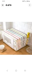 Dustproof Microwave Oven Cover with 4 Pockets Waterproof Greaseproof Oil Proof - Picture 1 of 2