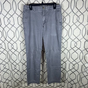 Vineyard Vines Breaker Hose Herren Größe 32 x 32 schmale Passform hellgrau Chino - Bild 1 von 7