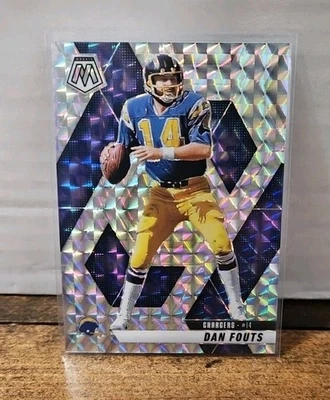 2025 Panini Mosaic Dan Fouts Silver Mosaic Prizm #93 - Image 1 of 2