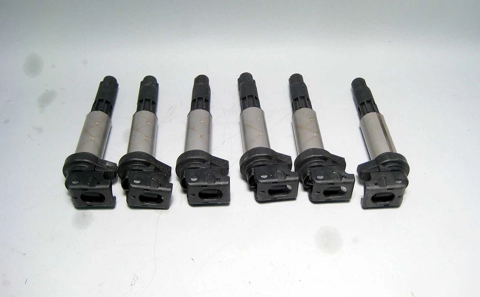 BMW E46 Juego de 6 bobinas de encendido 2002-2010 M54 M56 N62 N62N N73 OEM USADO Foto 1 de 4