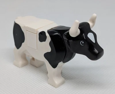LEGO Black and White Cow / Bull with Horns - Image 1 of 2
