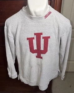 Indiana Hoosiers Pullover grau Track Sweatshirt Medium bestickt - Bild 1 von 16