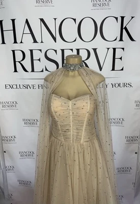 👑� Tarik Ediz “50764 Edmon Stone” 水晶角礼服 – 来自 J. Bolin 存储单元 — 第 1/4 张图片