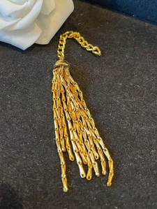 Anhänger Quaste Metall gold Quaste / Troddel 7 cm - Bild 1 von 4