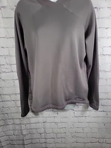 Patagonia Capilene Women's Sz Large Fleece Lined Base Layer Grey - Picture 1 of 8