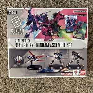 Gundam TCG: Juego de montaje Seed Strike Gundam inglés sellado NUEVO - Imagen 1 de 1