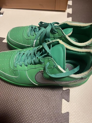 OFF WHITE X NIKE Off White Nike Air Force 1 AF1 DX1419 300 Uomo 8.0 US Taglia Usate