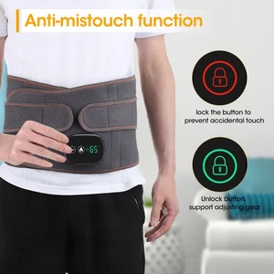 Red Light Heating Therapy Massage Belt with Vibration for Lower Back Pain Relief - Bild 1 von 23