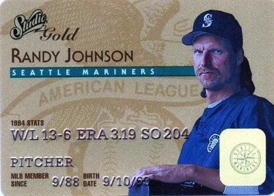 1995 Donruss Studio Gold #48 Randy Johnson - Image 1 of 2