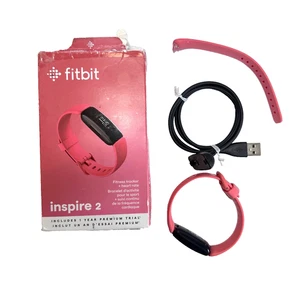 Fitbit Inspire 2 Fitness Activity Tracker + Cardiofrequenzimetro | Desert Rose - Foto 1 di 12