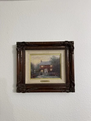 Thomas Kinkade Framed Cottage Art Print - Image 1 of 4