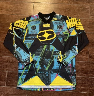 Y2K No Fear Special Edition Motocross Tech Jersey, Kit  BMX Padded MotoX Sz L - Image 1 of 4
