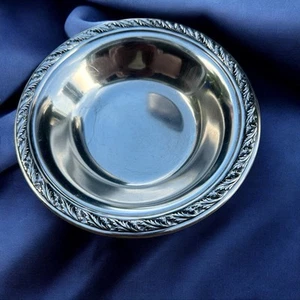 Elegante silberne kleine Schale Esszimmer Servieren Bonboniere - Bild 1 von 5