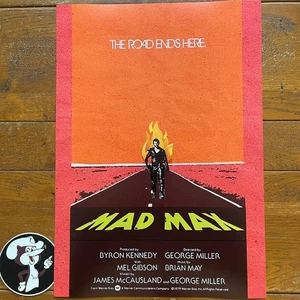 Mad Max Poster Art Formato A3 Alta Qualità Riproduzione Film Memorabilia - Foto 1 di 6