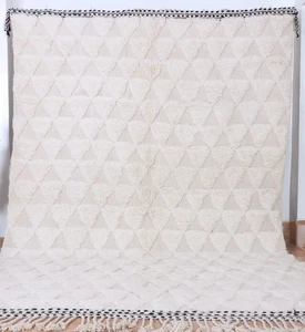 Alfombra bereber original Beni Ourain - Tejida a mano 100 % lana - 2,8x2 m - Alfombra marroquí - Imagen 1 de 5