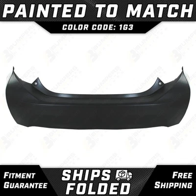 NEW Painted *1G3 - Gray* Rear Bumper Cover Fascia for 2012-2016 Toyota Prius C Foto 1 de 4