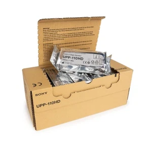 10x Sony UPP-110HD Druckpapier 110mm x 20m Typ II HD - Picture 1 of 3
