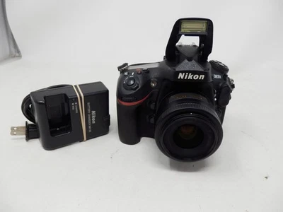 Nikon D800E 36.3MP Black DSLR Camera With Charger & Battery Tested Working - Image 1 of 4