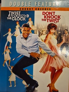 TWIST AROUND THE CLOCK & DON'T KNOCK THE TWIST DVD CHUBBY CHECKER MUSIC FILM SET - Picture 1 of 5