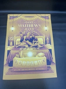 Dave matthews band drive in poster west palm beach FL 9/14/2007 - Picture 1 of 7