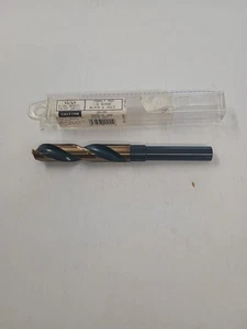 Taladro de vástago reducido 41/64" 135 grados negro cobalto y dorado S&D 1/2" 3-1/8" longitud FL - Imagen 1 de 4