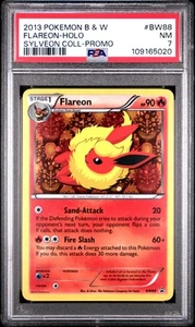 PSA 7 - Flareon Holo BW88 Sylveon Collection Promo - Pokemon - Picture 1 of 5