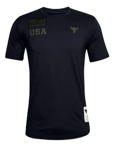Under Armor Herren T-Shirt UA Project Rock Respect Vet Day (schwarz) XXL - Bild 1 von 8
