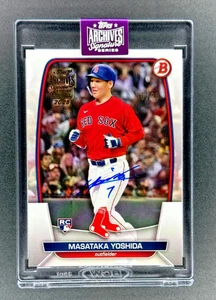 MASATAKA YOSHIDA RC AUTO #6/80, 2025 Topps Archives Signature Series, RED SOX 🔥 - Picture 1 of 2