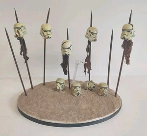 Custom 3D Printed Mandalorian Diorama Stormtrooper 1:6 Graveyard 24 X 16cm CN - Bild 1 von 8