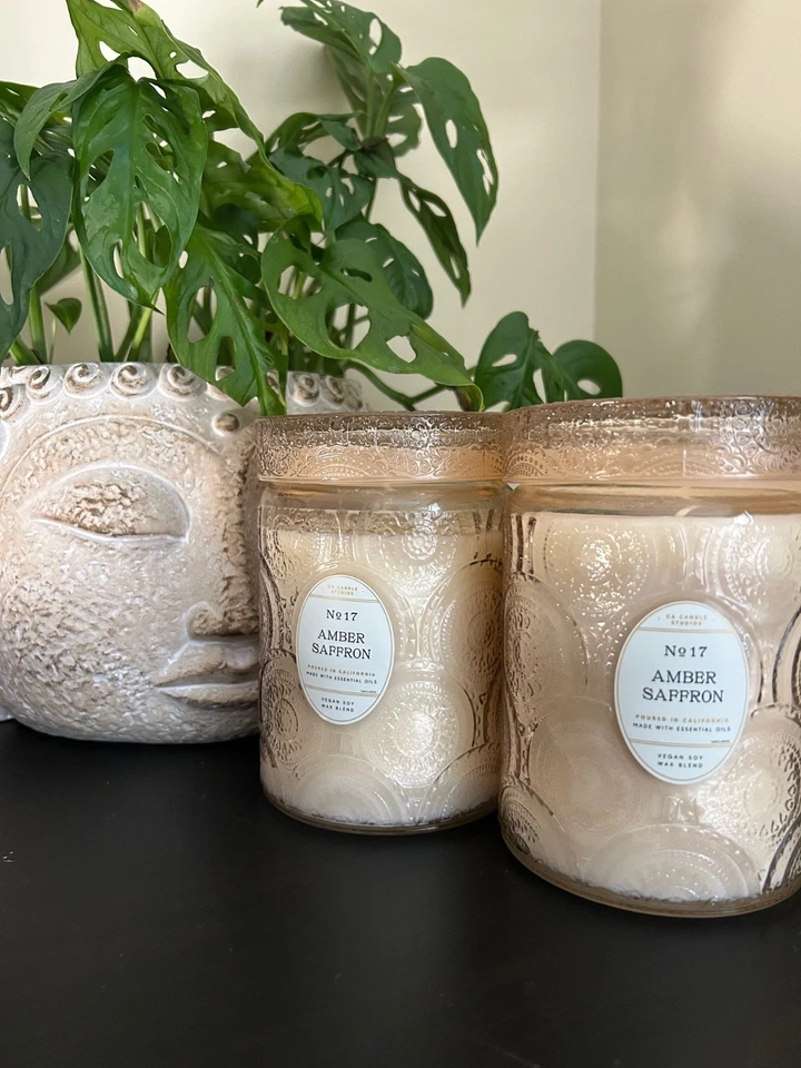 XL LEOBEN CO🫶🏽AMBER SAFFRON🫶🏽GLASS 18oz🫶🏽$30🫶🏽FREE SHIPPING - Image 1 of 1