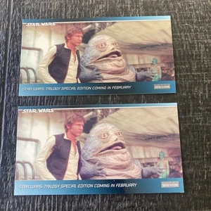 Topps WideVision Star Wars Trilogy Special Edition 2 Karten Kenner Promo Lot H3 - Bild 1 von 7
