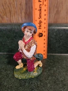 Vintage Krippe Hirte Junge Lamm Ersatz Figur 5" - Bild 1 von 3