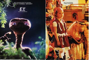 E.T. THE EXTRA-TERRESTRIAL 1983 ORIGINAL (& NOT) SPIELBERG MOVIE CLIPPINGS ++ - Picture 1 of 5