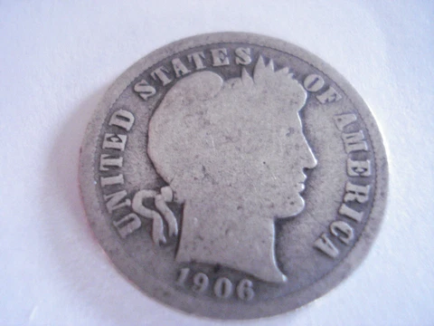 1906-O-BARBER DIME-E-025 Cover