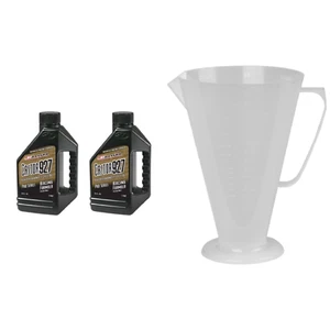 New Ratio Rite Mixing Cup + 2 Maxima Racing CASTOR 927 2-stroke Engine Oil 16oz - Picture 1 of 1