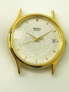 SEIKO MEN'S 7N42-7A29 NOT WORKING USA OLYMPIC COMMITTEE WATCH CASE SGE056 - Picture 1 of 5