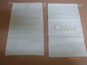 Bolsas para zapatos Chloe Bolsas para el polvo Chloe para zapatos ~14" X~8" - 2 bolsas - Envío gratuito - Imagen 1 de 5