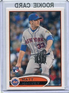 Carta Baseball Aggiornamento Topps 2012 Matt Harvey ROOKIE New York Mets Near Mint #US23 - Foto 1 di 1