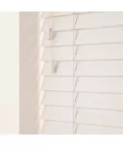 NewEdgeBlinds Real Wood String Venetian Blinds Smooth 50mm Slat 120cm Drop - Picture 1 of 26