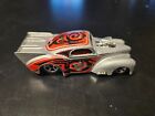Hot Wheels 41 Willys Drag Car - Silver W/ Red & Black Graphics - Malaysia