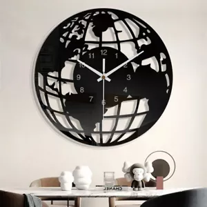 World Map Wall Clock - Picture 1 of 7