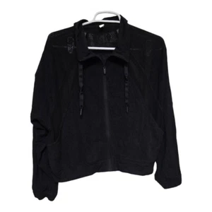 Lululemon giacca donna taglia 4 nera profonda pizzo mesh jacket activewear palestra... - Foto 1 di 17